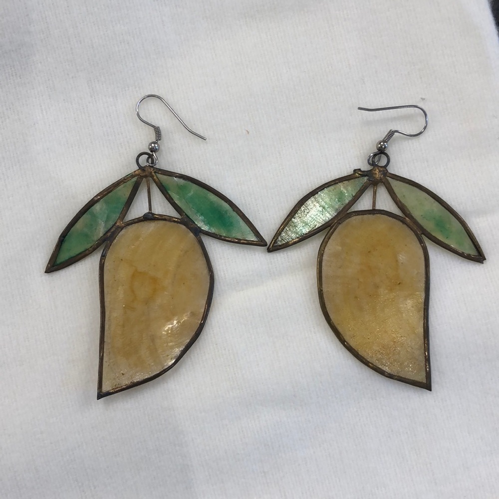 Mango earrings artist made